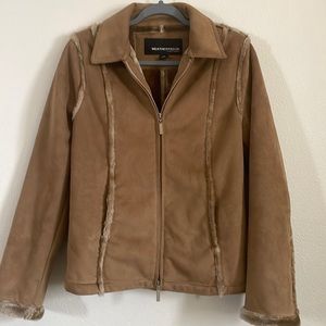Size small weatherproof, brown, and tan jacket